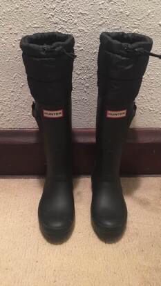 Hunter Rain Boots w/Adjustable Padded Top