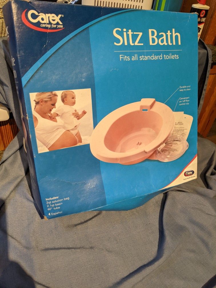 Caren Brand.  Sitz Bath. Fits Standard Toilets.