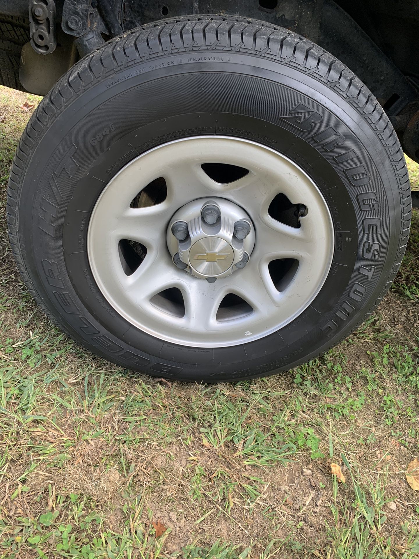 Stock GM wheel/tire set