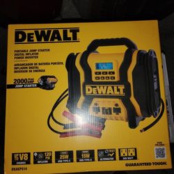 Dewalt Battery Jump Box With 120v Plugs For Use As A Generator 
