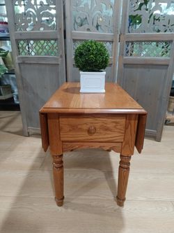 Cute wood side table