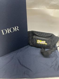 DIOR X KAWS HILTON NEL RIDER 2.0 BELT BAG BLACK (CMP125148)