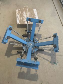 Screen Printing Machine - 4-in-1 Color Station