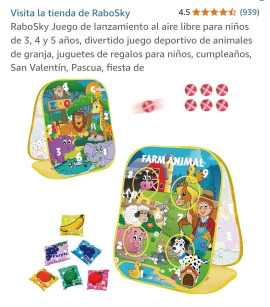 Rabosky Game (Juego De Lanzamiento Para Ninos)