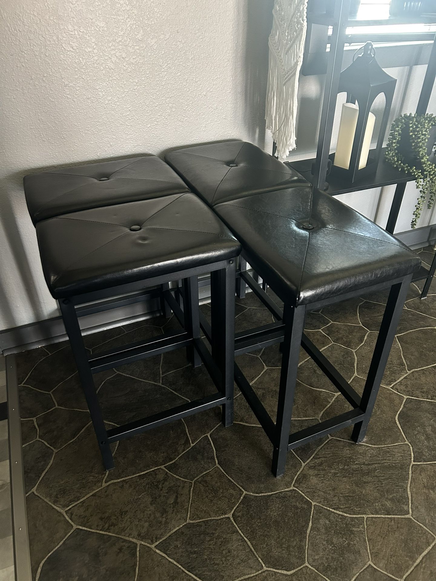All Black bar Stools