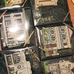 Vintage Shelia's Collectible House Lot of 6 Pcs 1990’s VICTORIAN MANSIONS