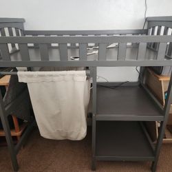 Gray Changing Table 