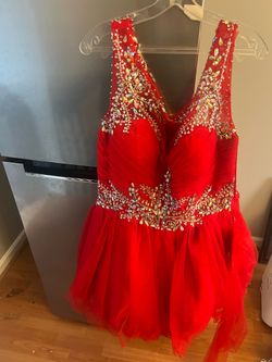 Beautiful red young ladies prom dress brand new