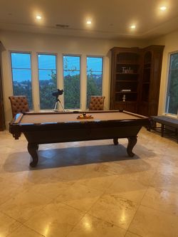 Oversized pool table and pingpong attachment