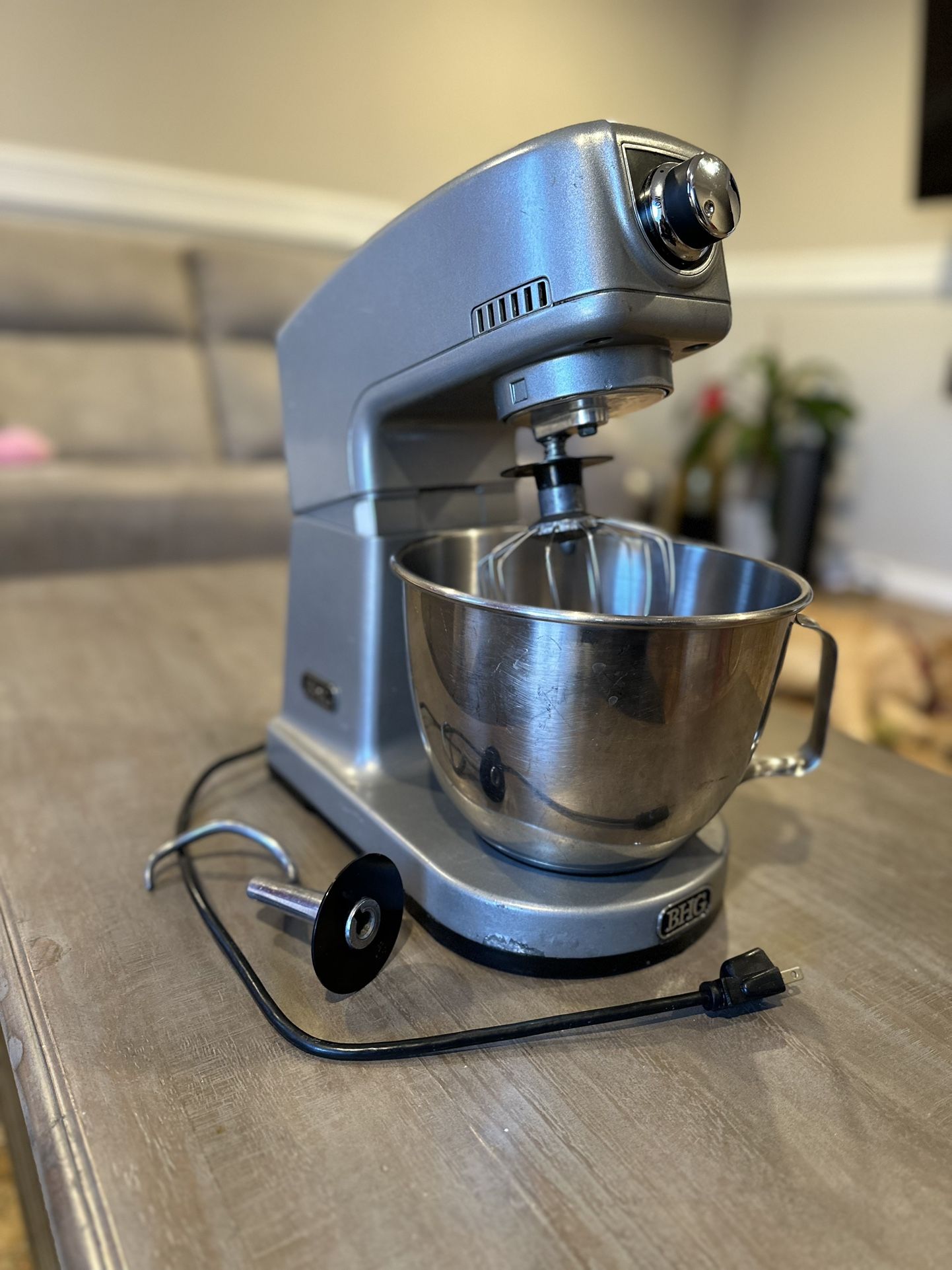 Better Homes & Gardens 4.5 Quart Silver Stand Mixer, 4.5-Quart