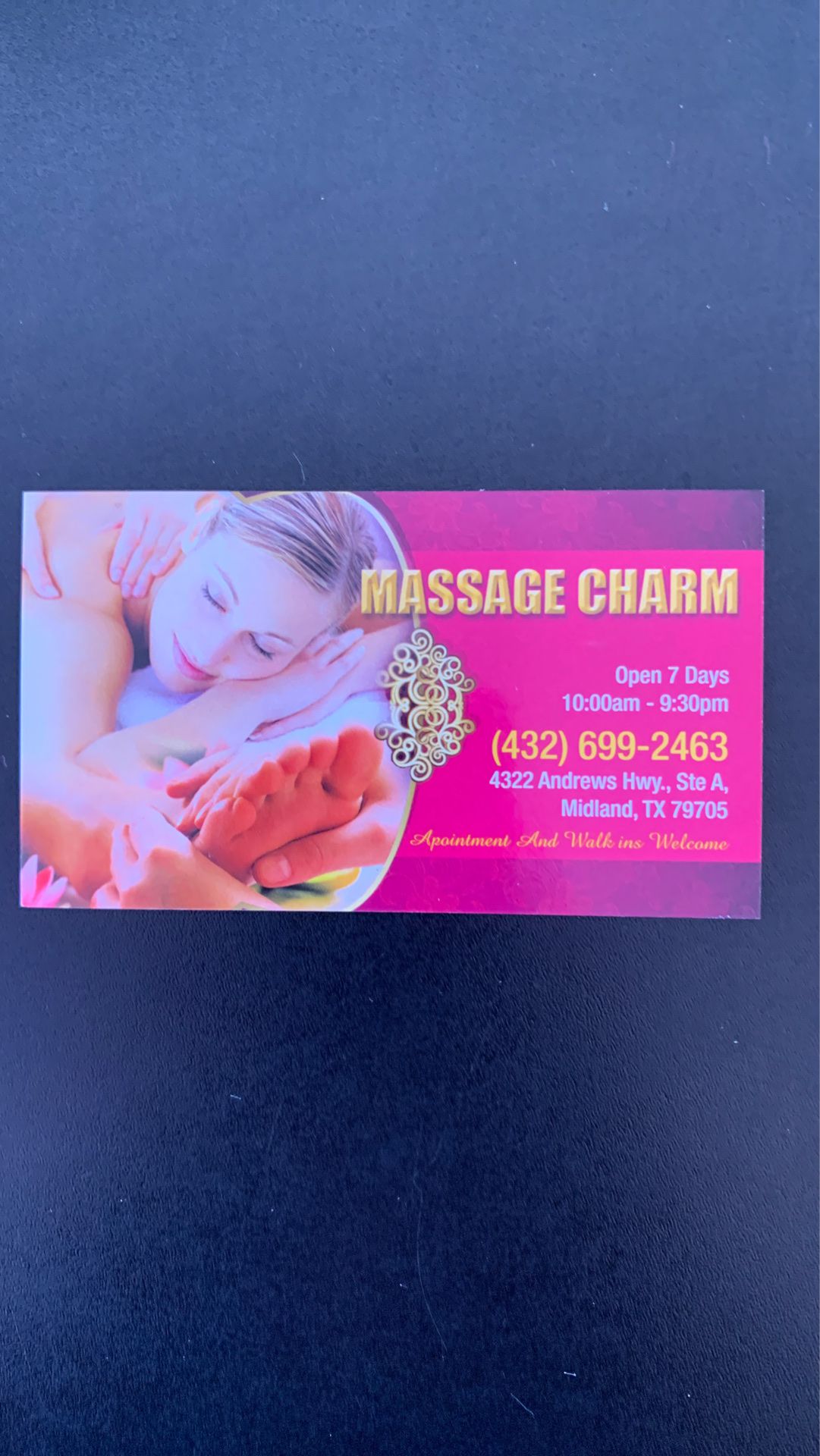 Massage charm