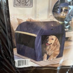 NOZTONOZ Large soft Dog crate indoor/outdoor! Portable! New! 