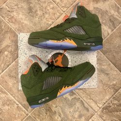 Jordan 5 Olive Size 9.5 Men 