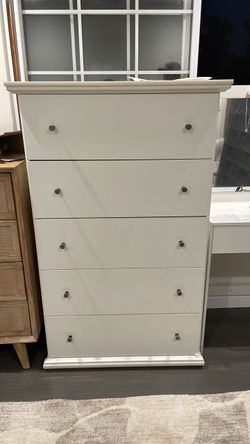 White Drawers