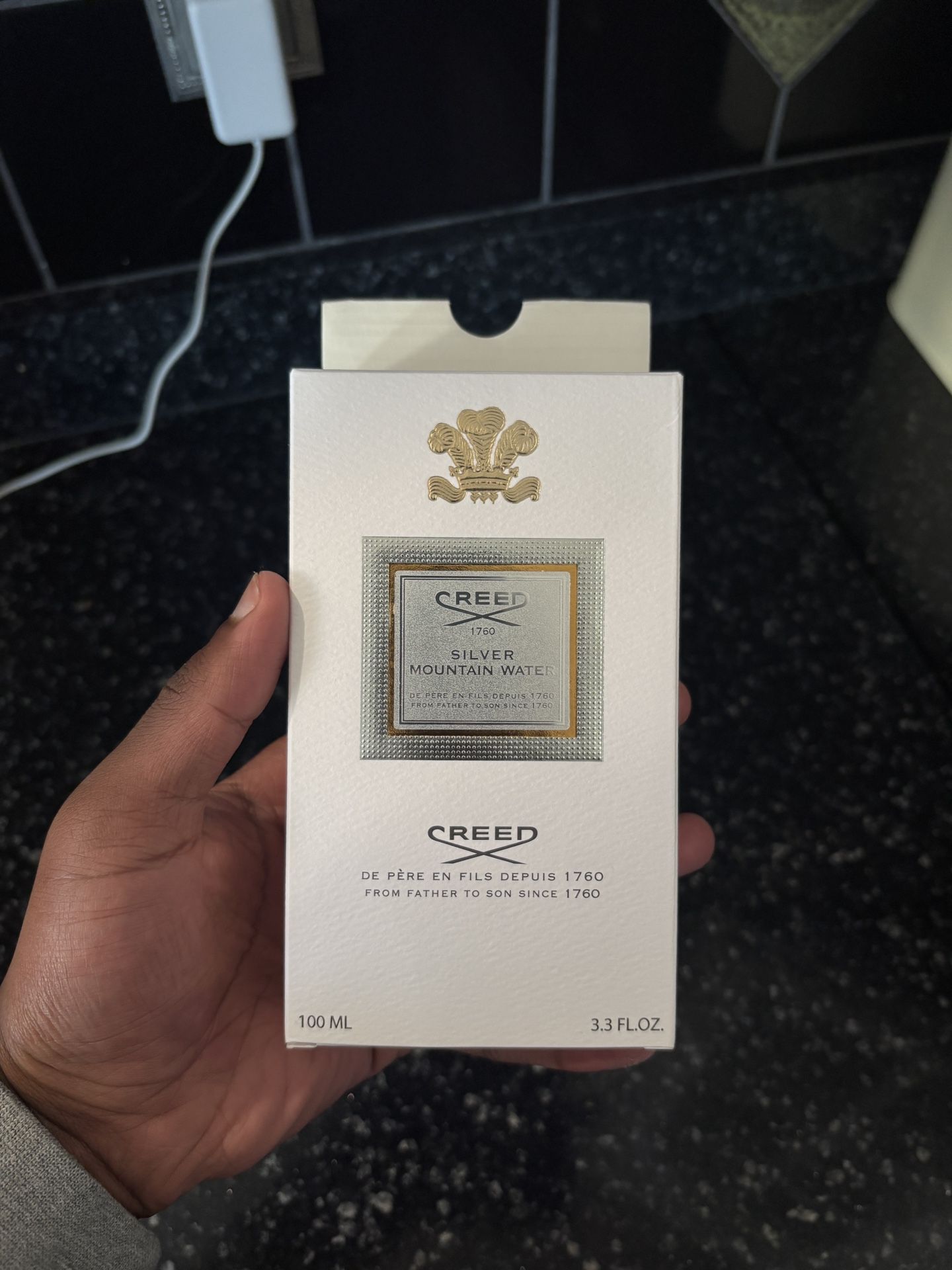 Creed Silver Mountain Water Eau De Parfum 3.3 oz 100 ml Men Perfume