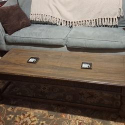 Coffee Table For Living Room Measures APPROX. 50"Lx19.5"Wx15"H
