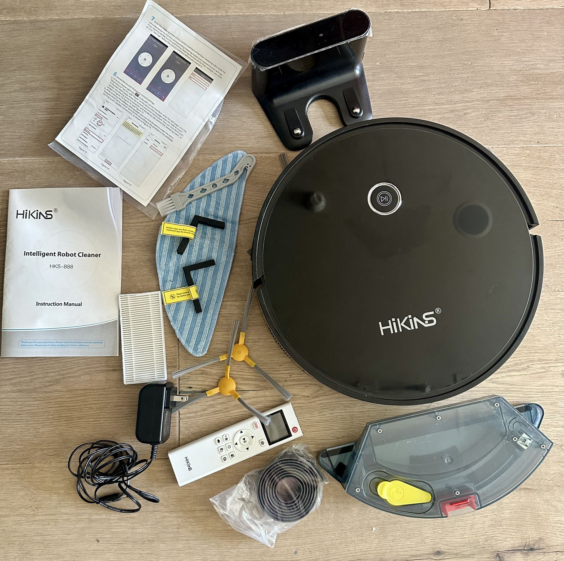Intelligent Robot Cleaner, Auto Self Charging Robot Vacuum Cleaner, 2000Pa, Hikins, 