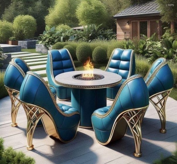 Ladies Shoe Chairs