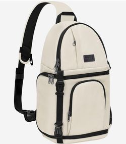 MOSISO Camera Sling Bag, DSLR/SLR/Mirrorless Camera Case Shockproof Photography Camera Backpack with Tripod Holder & Removable Modular Inserts Compati