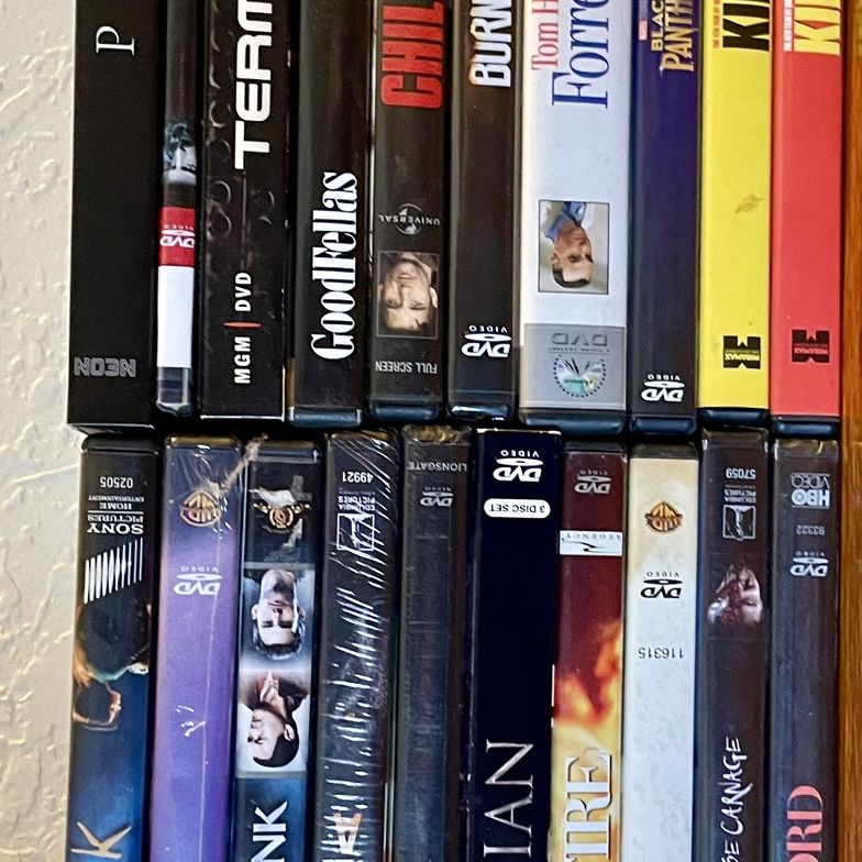 DVD’s… 20 For $10