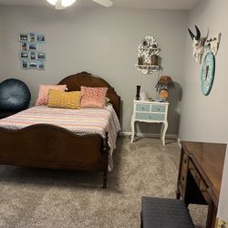 Antique Bed And Vanity