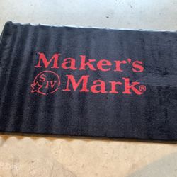 Maker’s Mark whiskey bourbon rug