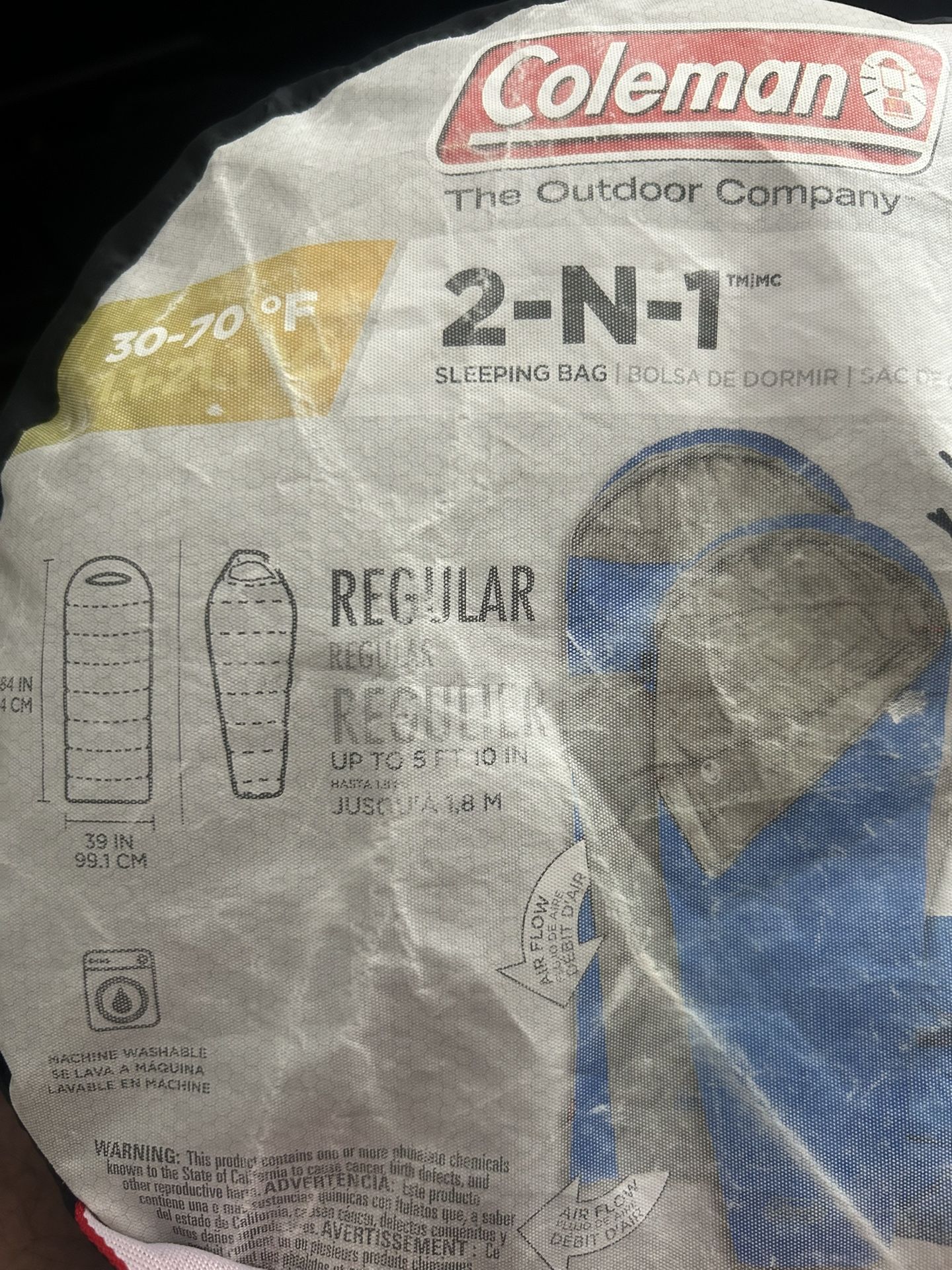 Sleeping Bags 2 Qty
