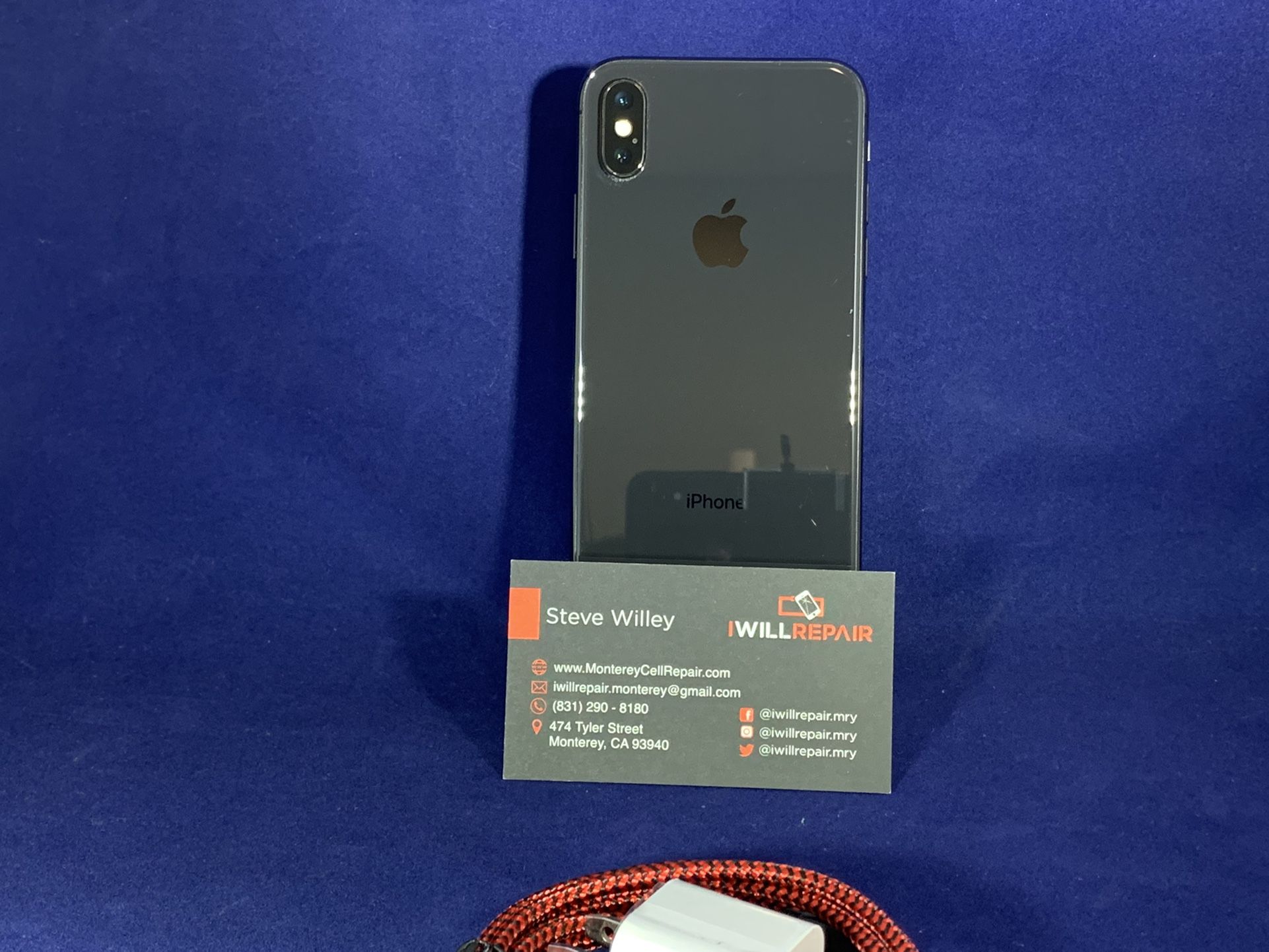 Apple iPhone X Black 256GB AT&T $390