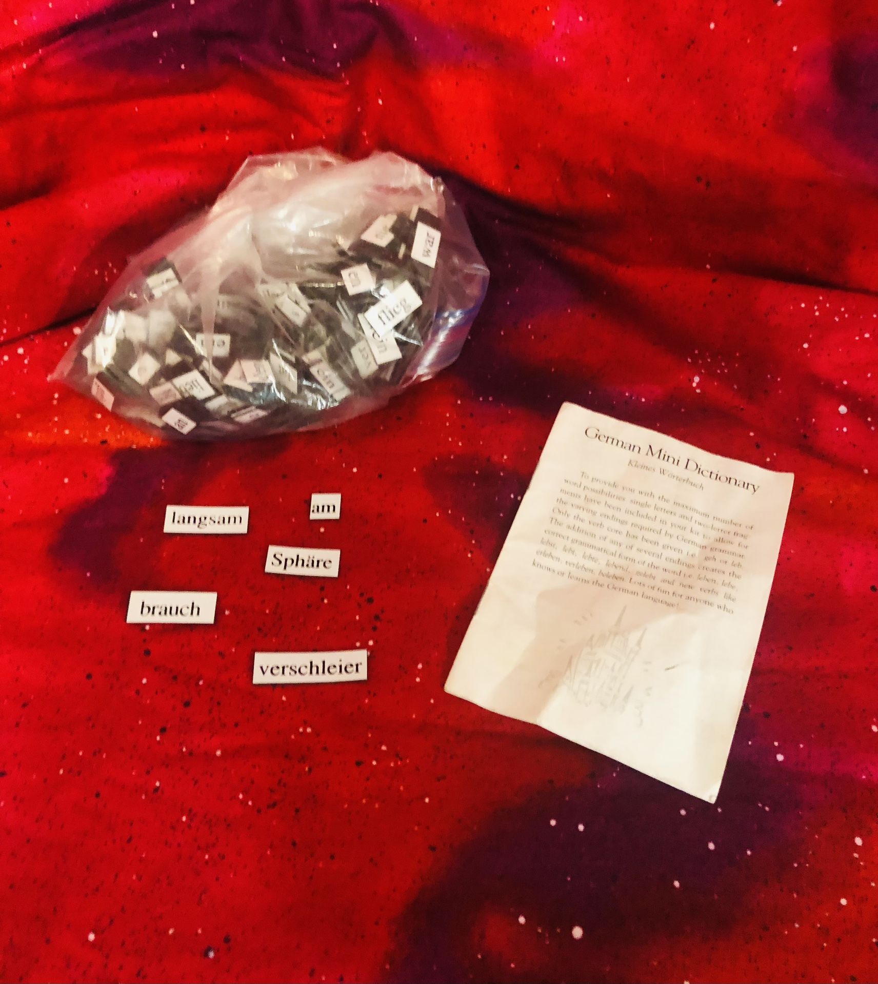 PENDING/Magnetic Poetry German Version