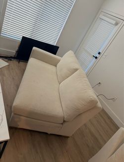Crate & Barrel Axis 2-Piece Sectional with Chaise $1500 OBO