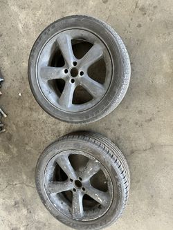 Set Of Used Wheels And Tires