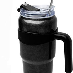 40 oz Tumbler with Handle and Straw