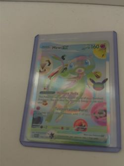 Mew EX Pokémon Card 30th celebration