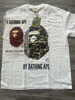 Bape Abc Camo Tee (White)