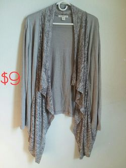 long sleeve cardigan size M