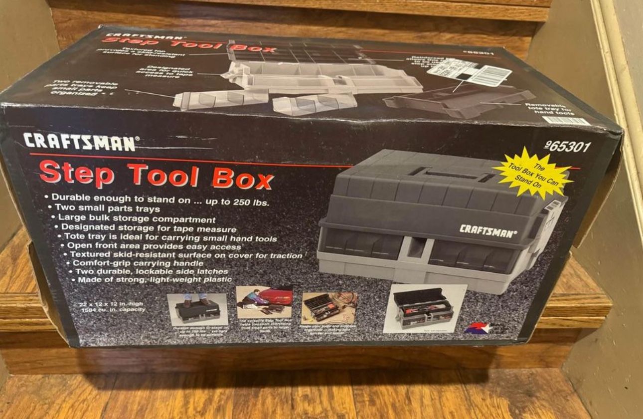 Craftsman Step Tool box NEW In Box