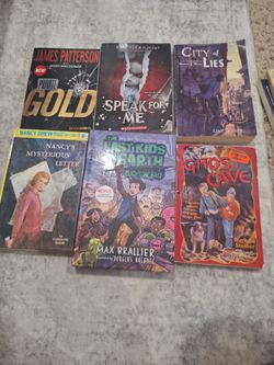 Children's & YA Book Lot (6 Books) - Patterson, Nancy Drew, Max Brallier