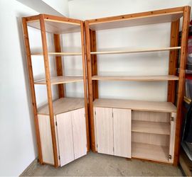 Wood storage  cabinet