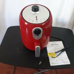 Zago  Air Fryer,  Medium Size, Color Red