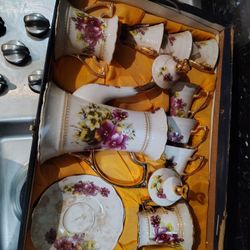 antique Chocolate Set