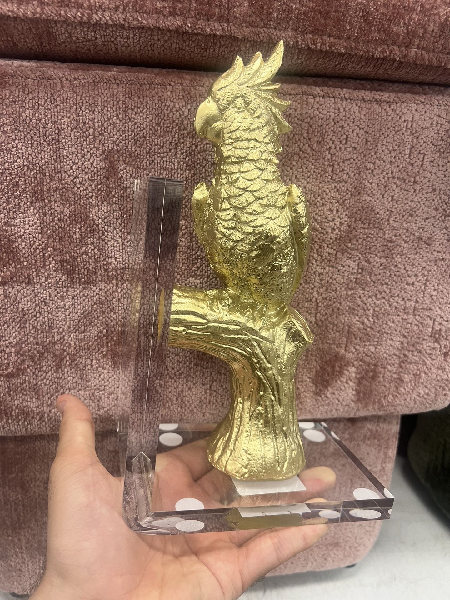 Decorate Birds on Glass Stand