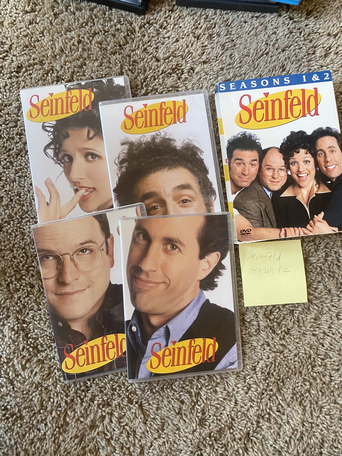 Seinfeld seasons 1 and 2 for dvd
