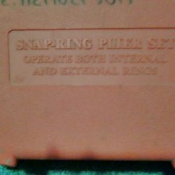 SNAP RING PLIERS SET