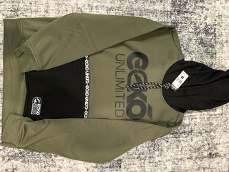 Ecko Unlimited Hoodie Olive Green and Black