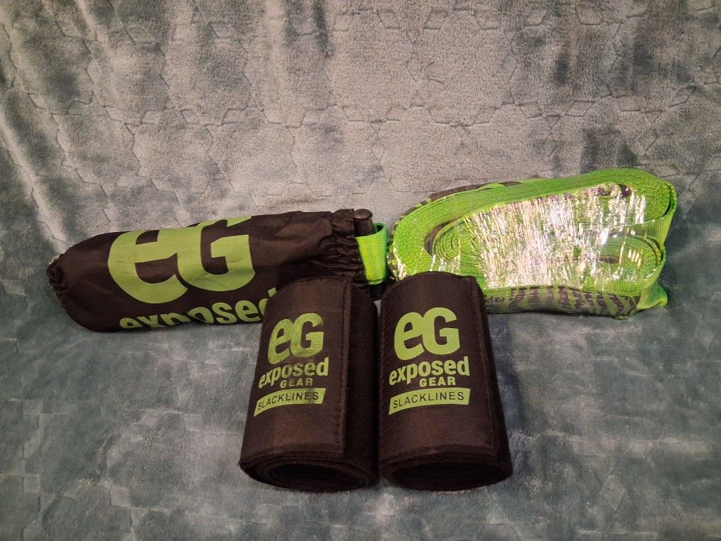 EG Exposed Gear Slackline Kit with Tree Protectors