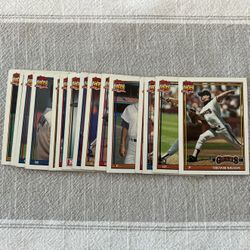 Vintage 1991 MLB Cards - Topps