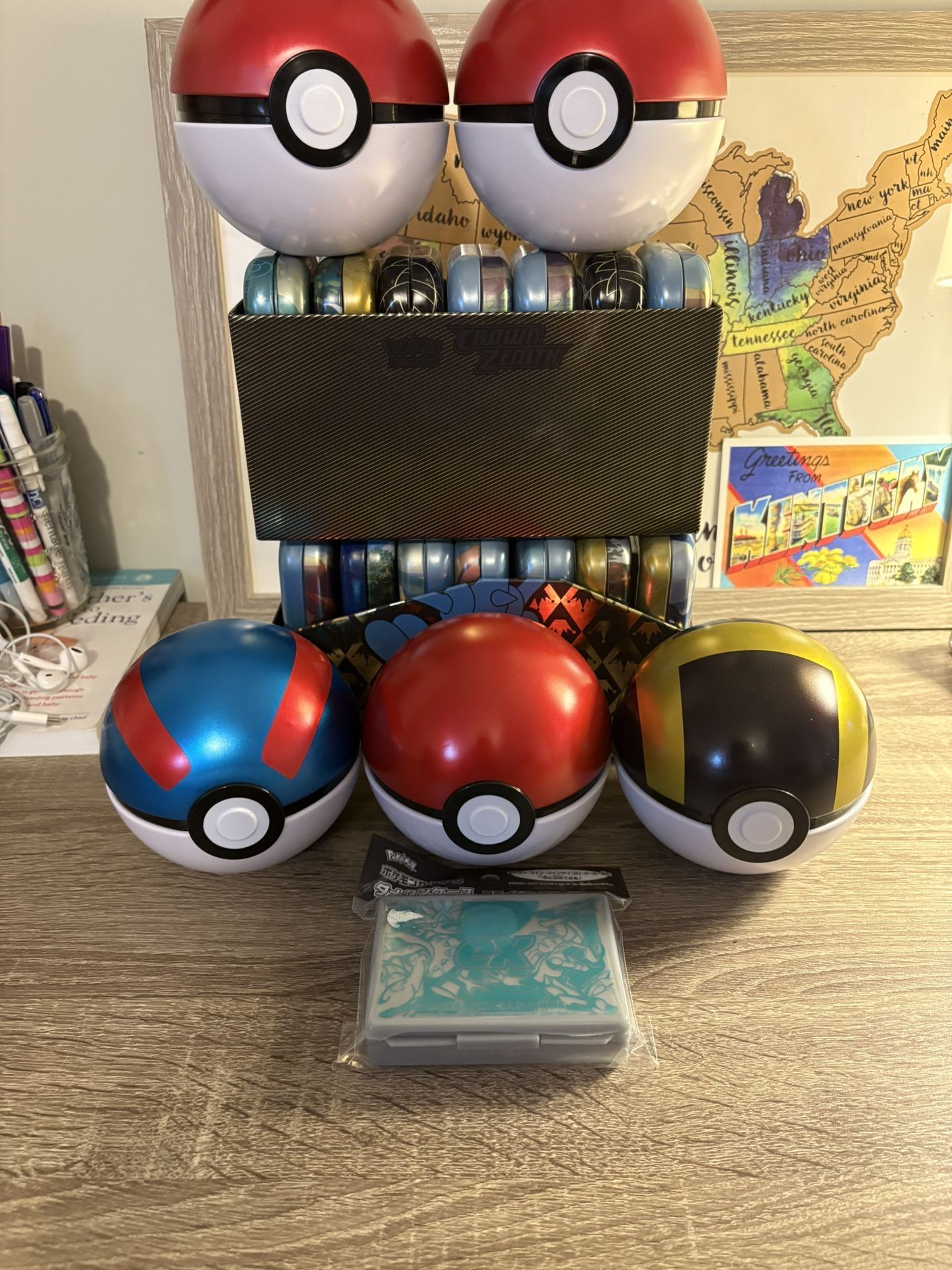 Pokemon balls and mini tins