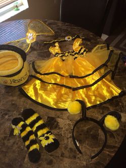 2t old navy bumblebee costume with purse and accessories