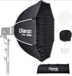 ULANZI 31.5"/80cm Parabolic Softbox Quick Release Bowens Mount, DS80 Fast-Setup Photography Camera Studio Flash Lighting Umbrella Softbox for Bowens M