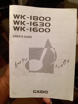 Owners Manual For A Casio Keyboard